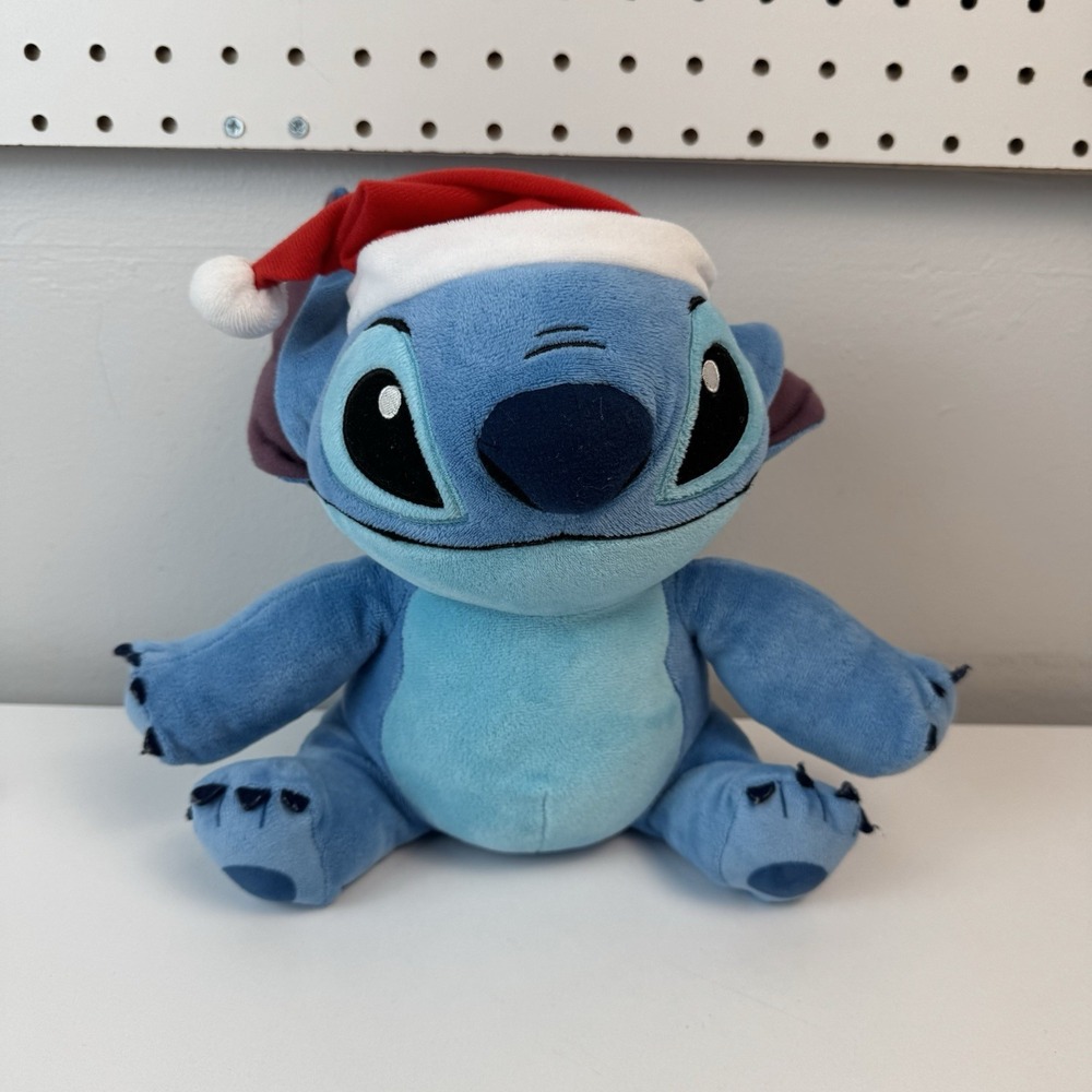 Disney Stitch plush Santa‎ hat 12" Kohl's Cares Christmas YOTTOY